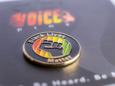 Black Lives Matter Enamel Pin Voice Pins